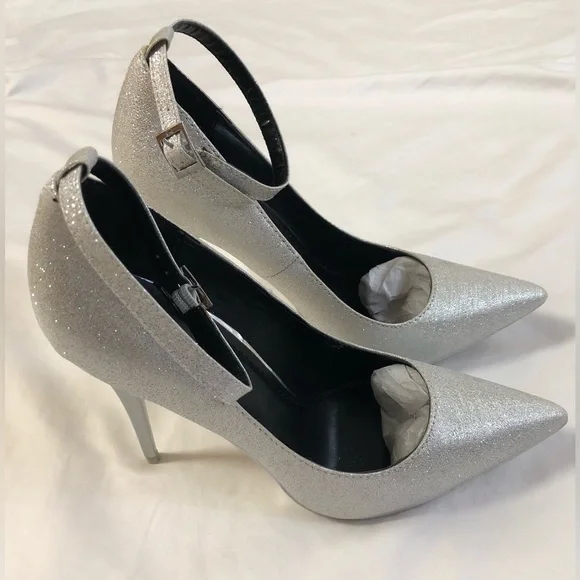 Shoe Republic high heel glitter pumps size: 8.5 - Picture 5 of 9